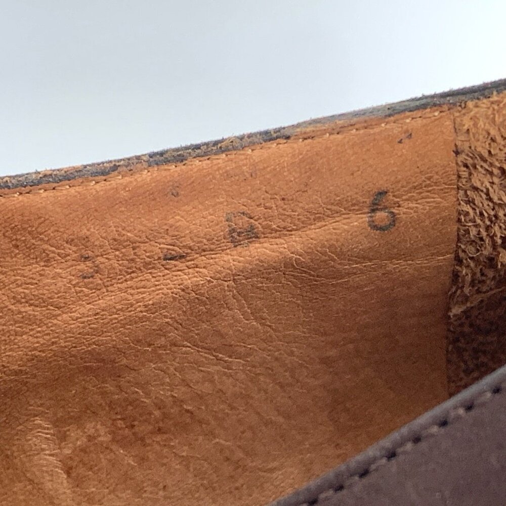 Faconnable Womens Buckle Pilgrim Shoes Brown Suede Size 6B Leather Vibram Sole - Picture 11 of 15